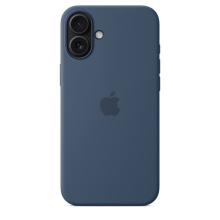 Apple iPhone 16 Plus MagSafe rögzítésű szilikontok, denim