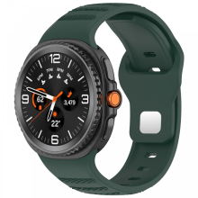 Samsung Galaxy Watch 8/Classic bordázott óraszíj,22mm,S.zöld