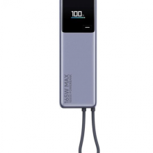 Xiaomi PowerBank 165 W 10000mAh  usb-c kábel szürke BHR9361