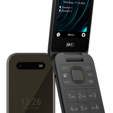 HMD 2660 FLIP 4G DS fekete kártyafüggetlen mobiltelefon