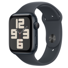 Apple Watch SE2 v3 GPS 44mm fekete alutok, sport szíj M/L