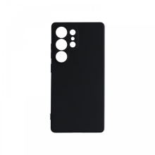 Premium szilikon tok, Samsung S25 Ultra, Fekete