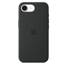 Apple iPhone 16e szilikon hátlap, fekete