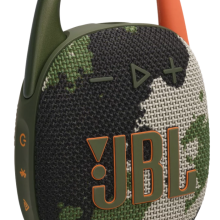 JBL CLIP5 Hordozható Bluetooth hangszóró, terepmintás