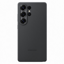 Samsung Galaxy S25 Ultra szilikon tok, Fekete