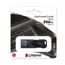 Kingston 256GB DataTraveler E-Onyx USB 3.2 Gen 1 fekete