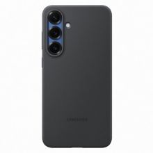 Samsung Galaxy S25 Plus szilikon tok, Fekete