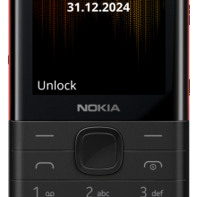 Nokia 5310 DS kártyafüggetlen mobiltelefon, fekete piros