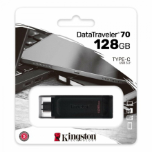 Kingston 128GB DataTraveler 70 USB-C pendrive fekete
