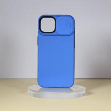 iPhone 14 Pro TPU+PC csúsz. kameravédős tok,S.kék