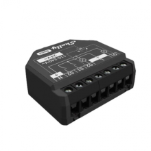 Shelly 2PM Gen3 WiFi + Bluetooth, két áramkörös okosrelé, áramfo