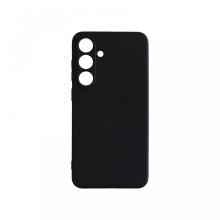 Premium szilikon tok, Samsung S25 Plus, Fekete
