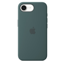Apple iPhone 16e szilikon hátlap, zöld