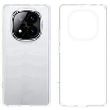 Xiaomi Redmi Note 14 Pro 5G vékony szilikon hátlap,Átlátszó