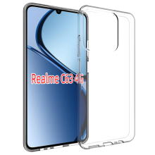 Realme Note 60 szilikon hátlap, Átlátszó