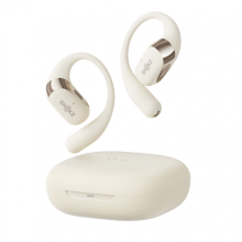 Shokz OpenFit 2 Bluetooth headset, bézs